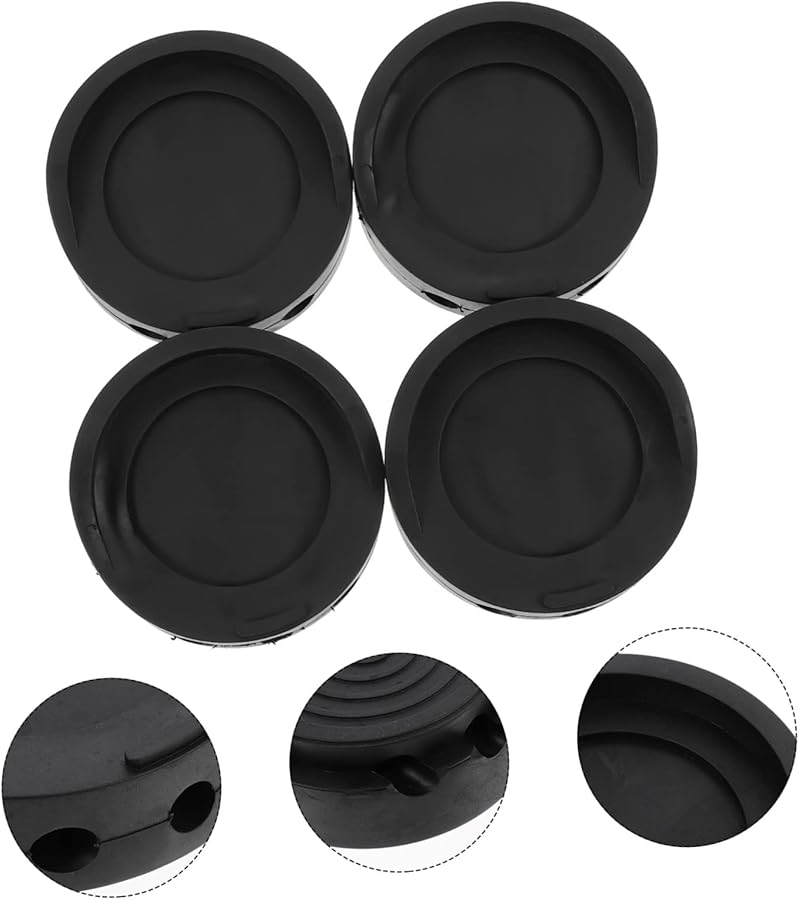 Veemoon Furniture Pads Set For Chairs Tables Easy Install Reduces Noise Black - Image 3